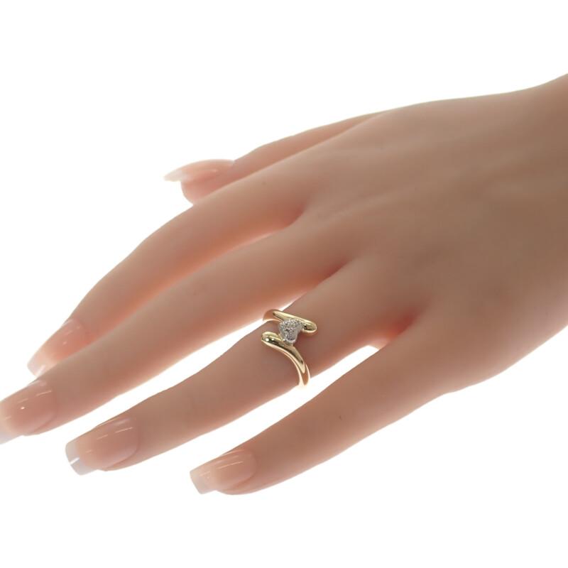 MIKIMOTO #11(JP Size) Ring K18 Yellow gold/Pt950Platinum Women