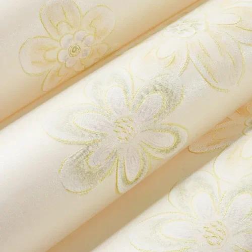 9.5M Thickened 3D Warm Wallpaper for Girls' Room Non woven Non Self Adhesive Wallpaper bedroom decoration