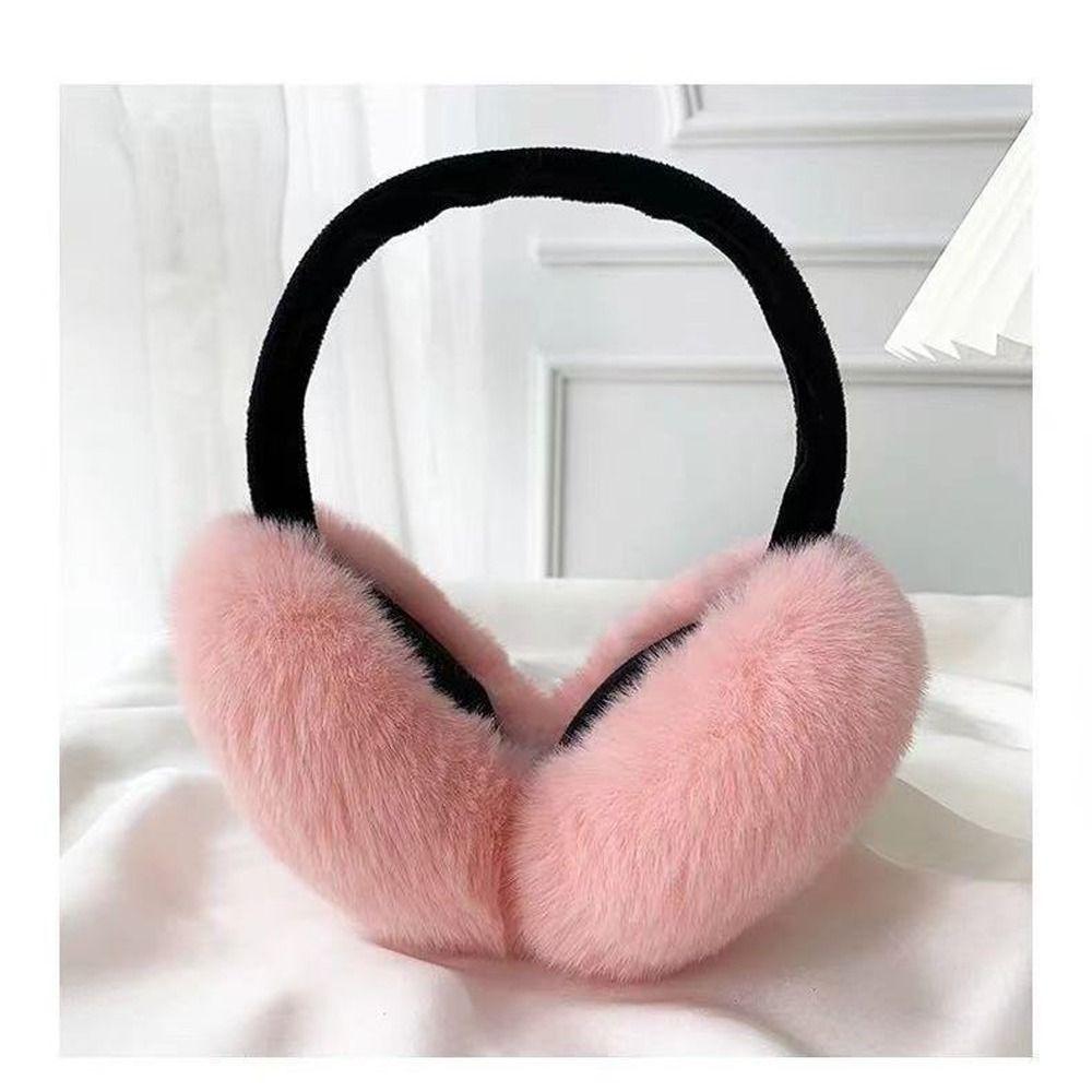 Soft Fashion Windproof Plush Cold-proof Winter Earmuffs Student Earmuffs Ear Cover Girl Earmuffs