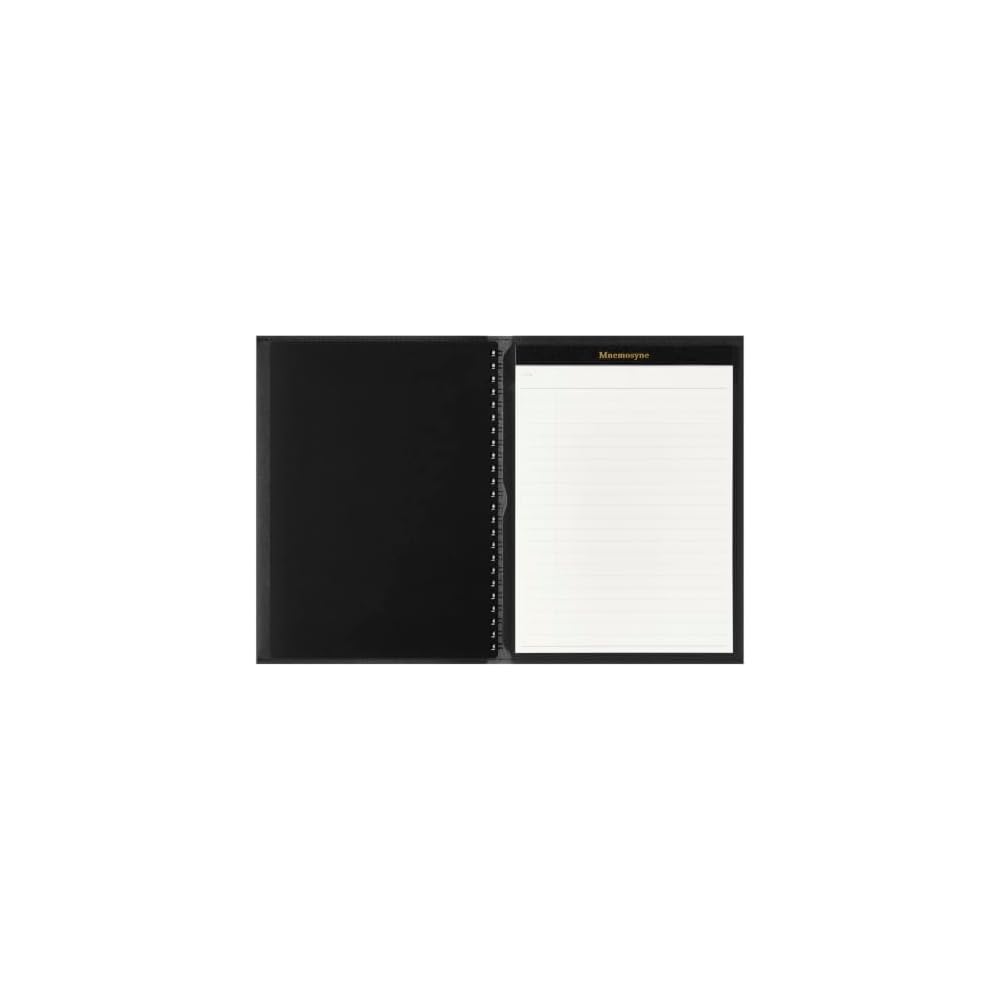 Maruman 2027 Planner, Mnemosyne Monthly Schedule Book with Notepad and Cover, A5 Size, Black,