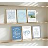 Coastal Christian Bible Canvas Wall Art Bible Verses Paintings Pictures Wall Decor Preppy Religion Aesthetics Poster Printing Artwork For Living Room