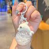 add oil bubble bead dolphin - white