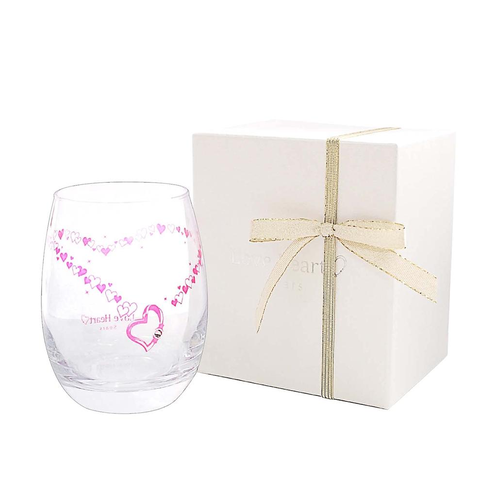 Sears Color Changing Glass Tumbler Birthstone Color Crystal October Pink Tourmaline Teddy Bear Stuffed White Teddy [Sears] sh84-0001-tdt-01-w-10