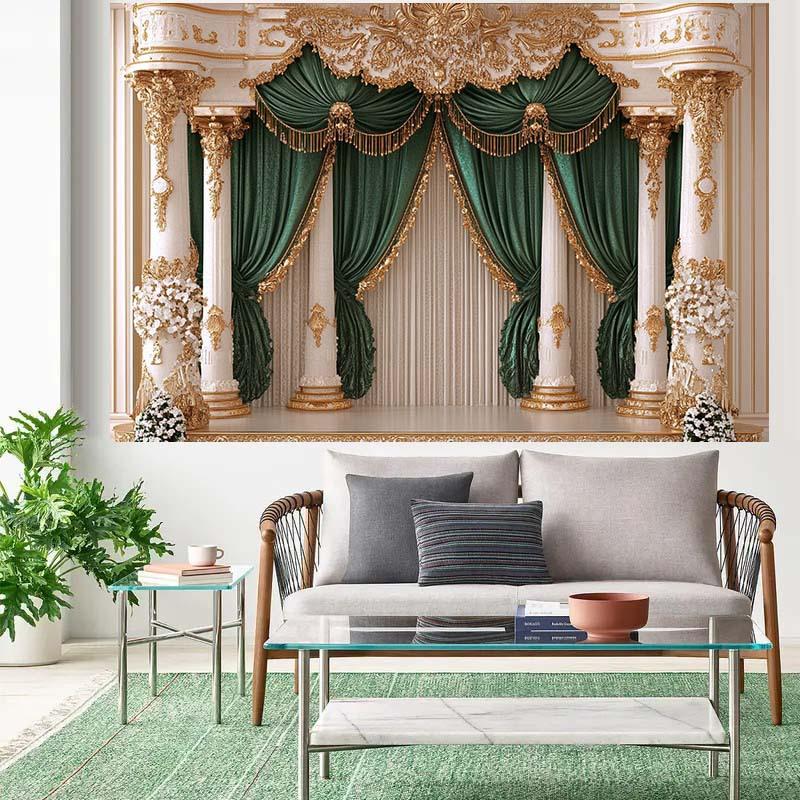 1 Luxurious Baroque-style Party Background - Elegance for Weddings Anniversaries and Special Events
