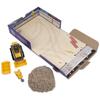 Coffret Kinetic Sand Chantier - KINETIC SAND - Creusez et démolissez avec 454g de sable naturel