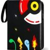 52 Style 400pcs  Card Album 2x2 Loose-leaf Large Capacity Leather Anime Zipper Card Collection Photo Album