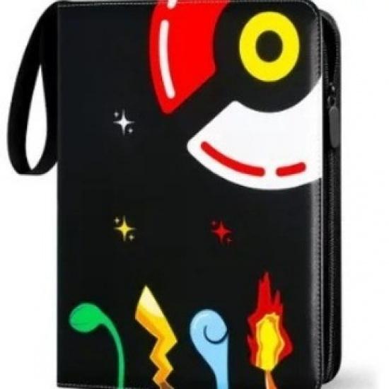 52 Style 400pcs Card Album 2x2 Loose-leaf Large Capacity Leather Anime Zipper Card Collection Photo Album