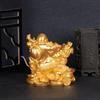 1PC Fortune Figurine Laughing Buddha Statue Chinese Feng Shui Resin God of Wealth Home Decor