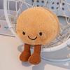 Cute Macaron Plush Pillow Tri Color Pastry Cushion Non Slip Machine Washable Decor For Sofa Bed Office Gift