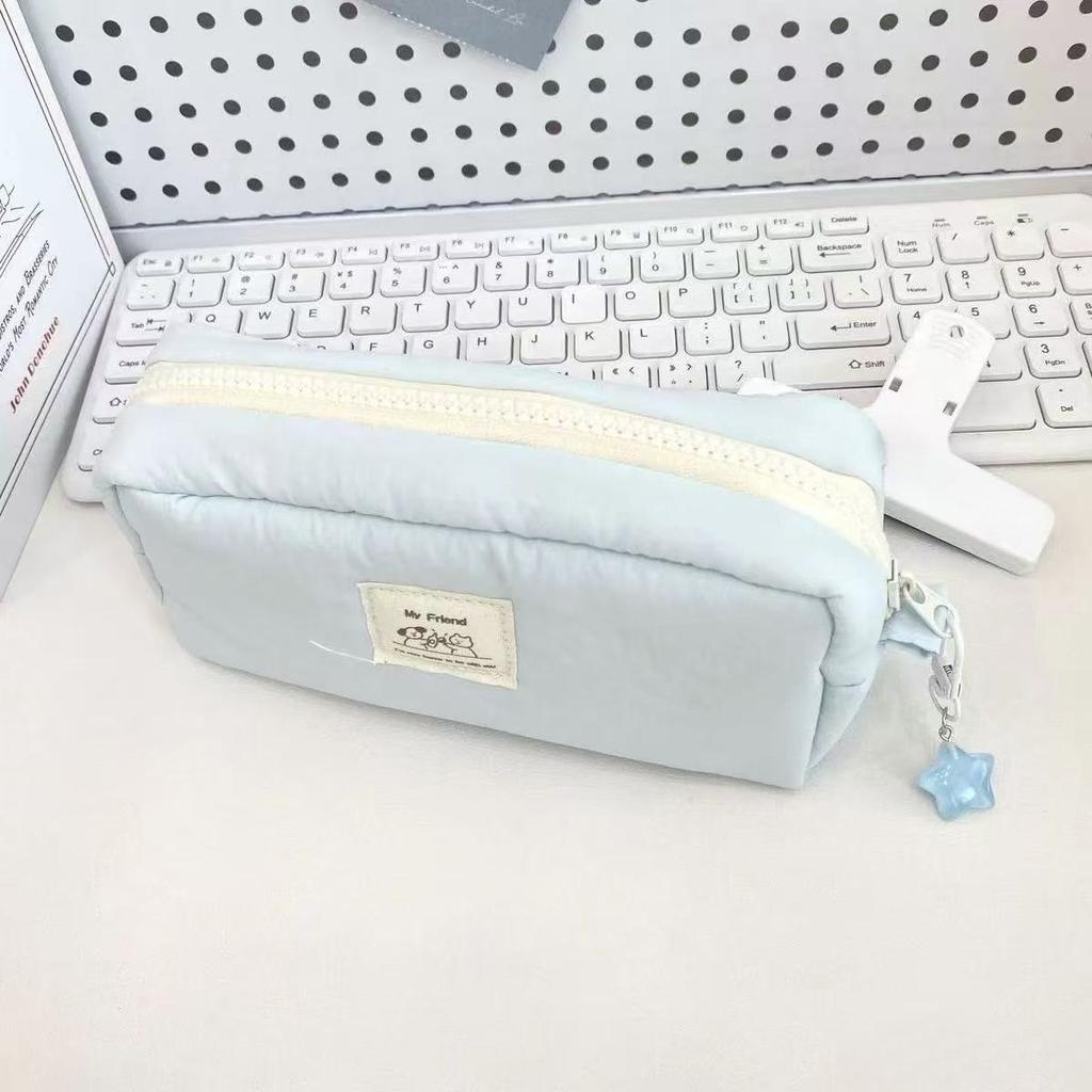 Large Capacity Minimalist Pencil Case Suitable for School & Office - Spacious Color Organizer Box for Students &, Portable Pen Holder