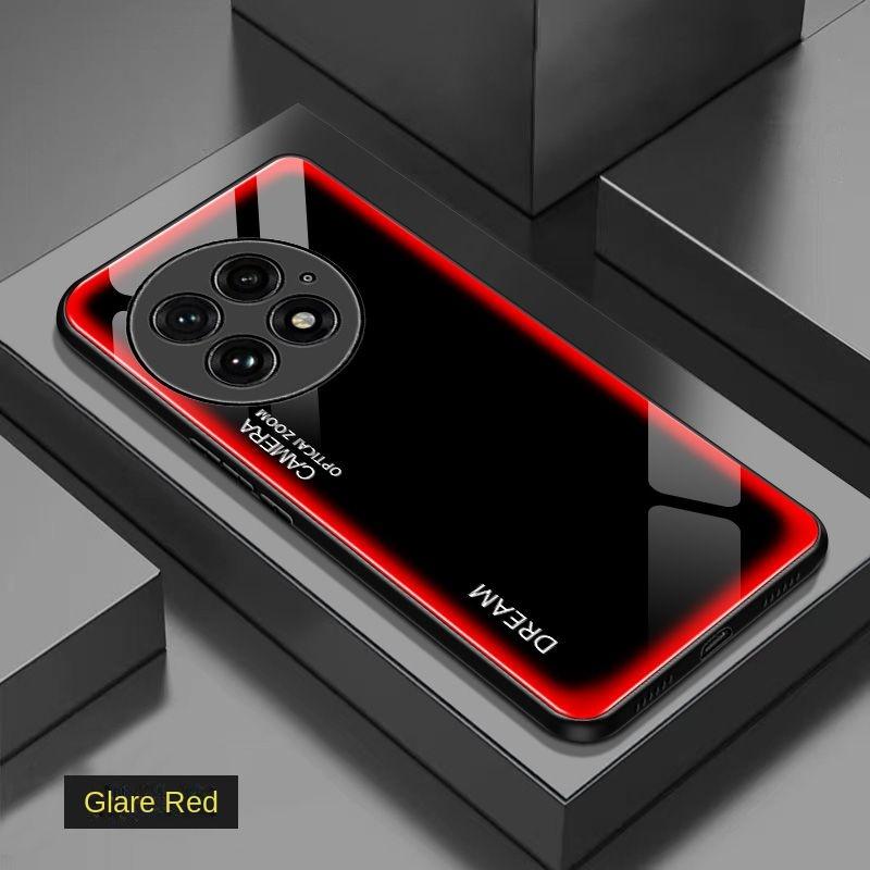 For OnePlus 13 Case Hard Tempered Glass Gradient Protective Back Cover Case For One Plus 13 OnePlus13 12R 11R 10 Pro 10T Shell
