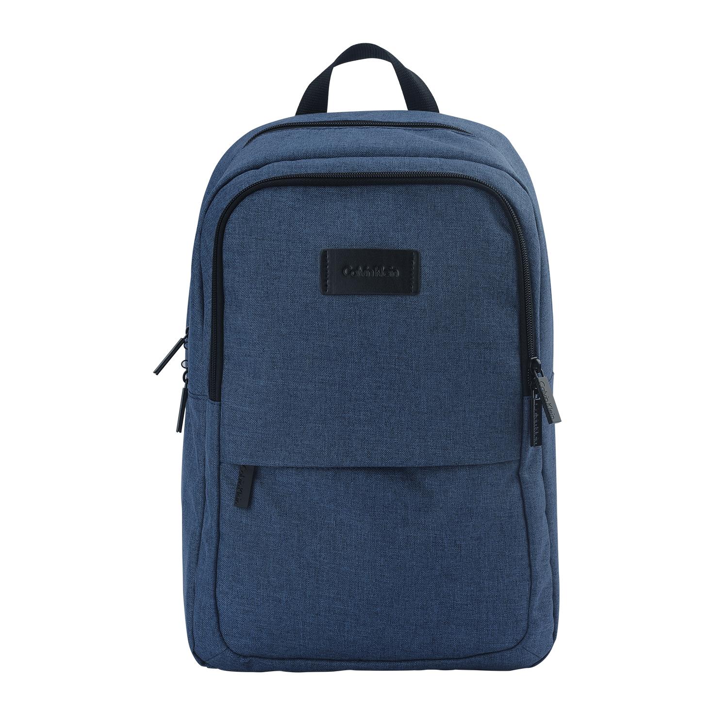 Calvin Klein Classic Solid Color Fashion Versatile Trendy Casual Polyester Fabric Backpack Unisex backpack Blue LT880CW6 Blue Packaging Included 12330₽