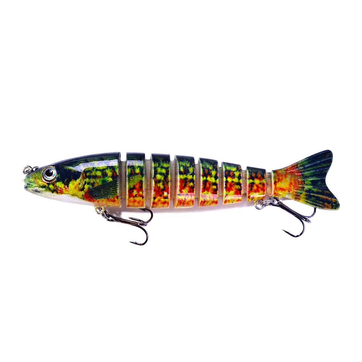 

Многоцелевой сегментный воблеры Swimbait Pike Wobblers 12.8 см-18 г рыболовная приманка Isca Artificia для приманки Bass Pike