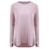 Womens Loose Long Sleeve Yoga Top Breathable Quick Dry T-Shirt Running Fitness
