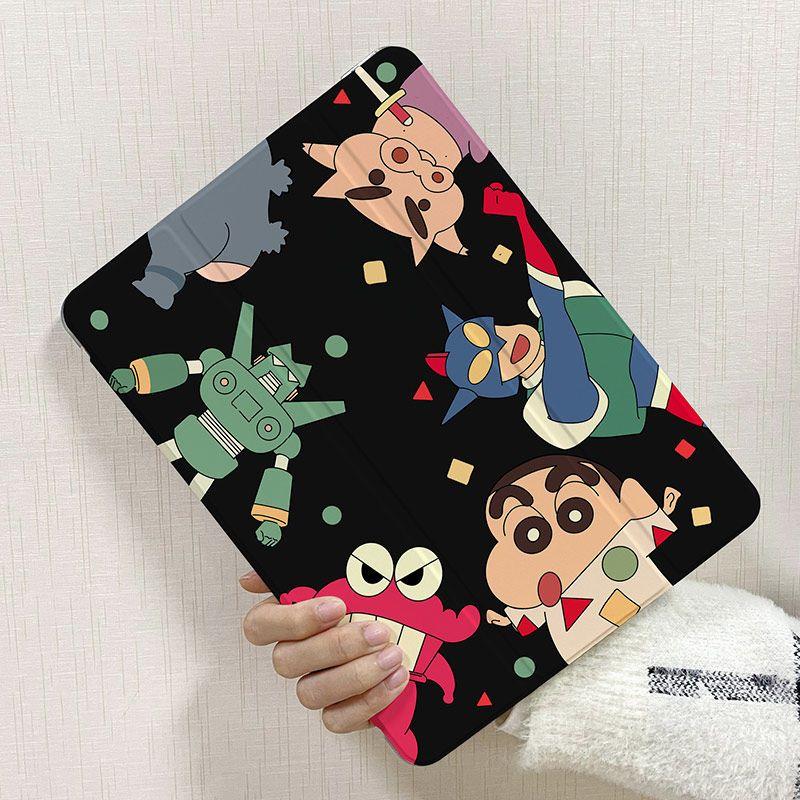 Capa para iPad para iPad 2021 Capa para iPad Pro 11 2020 10.2 7/8ª geração Capa 2018 9.7 5/6ª Air 3 4 5 Capa tripla dobrável para iPad 11 Polegadas Estojos para lápis