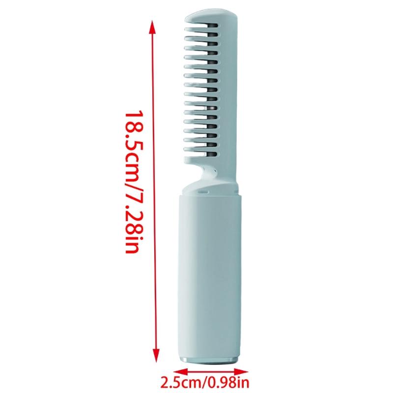 Travel Friendly Anti Scald Hot Comb with Cordless Rechargeable 3 Adjustable Heat Setting Hair Styling Accessories