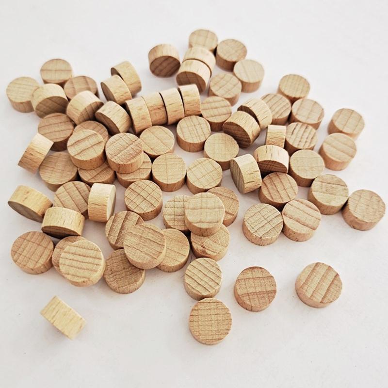 Unfinished Wooden Discs for Handmade Art Crafts Cutouts Ornaments Wedding Decors