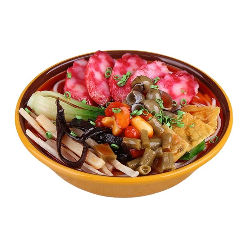 Realistic Noodles Rice Bowl Molds Artificial Realistic Noodles Model Perfect For Puzzle Decors And Art Projects