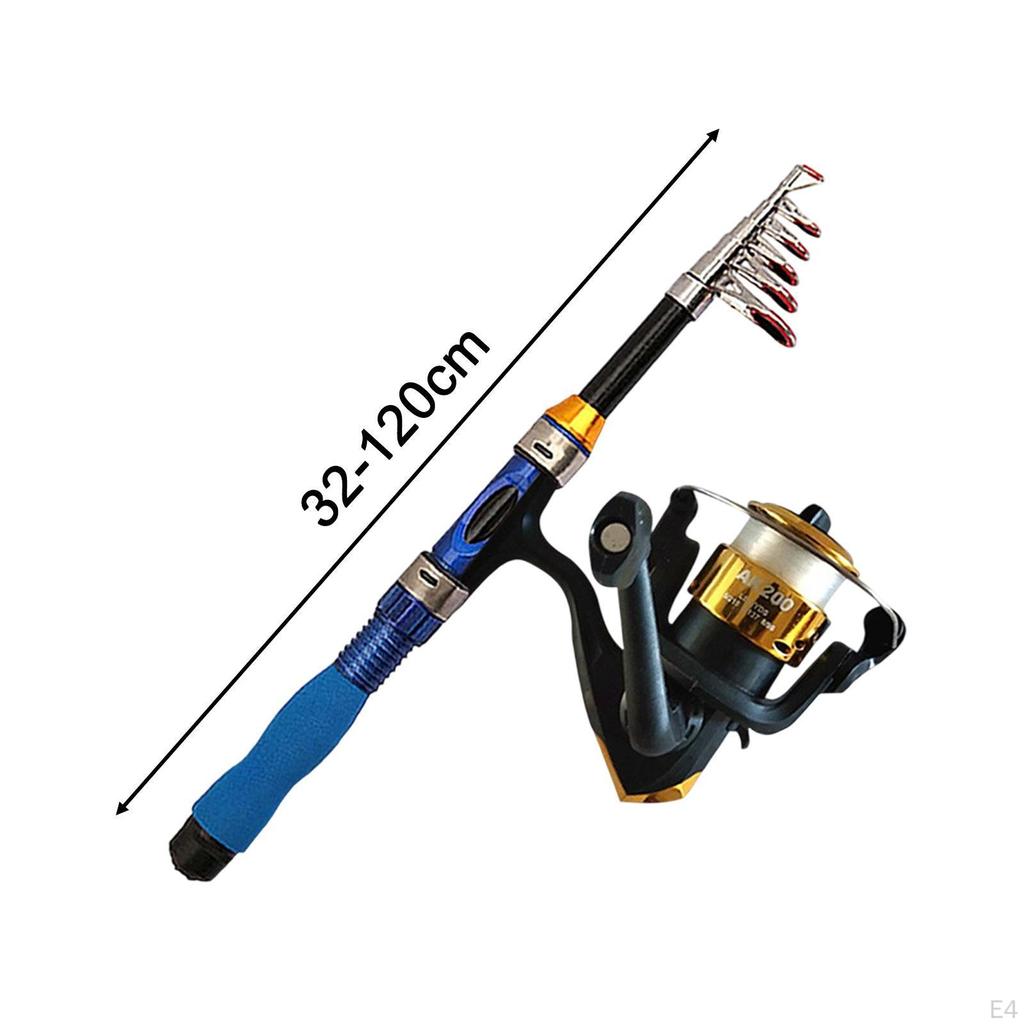 Kids Fishing Rod Convenient Complete Set for Girls Children Boys