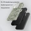 Retro Flower Two-in-one Film Shell Apple 17pro Premium Sense Magsafe Magnetic Mobile Phone Case Iphone16