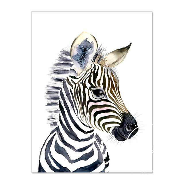 Zwierząt arkusze dekoracyjne obraz ścienny plakat artystyczny płótna dziecięce obrazy pokojowe do przedszkola dekoracyjne wydruki plakaty ścienne bez ramki