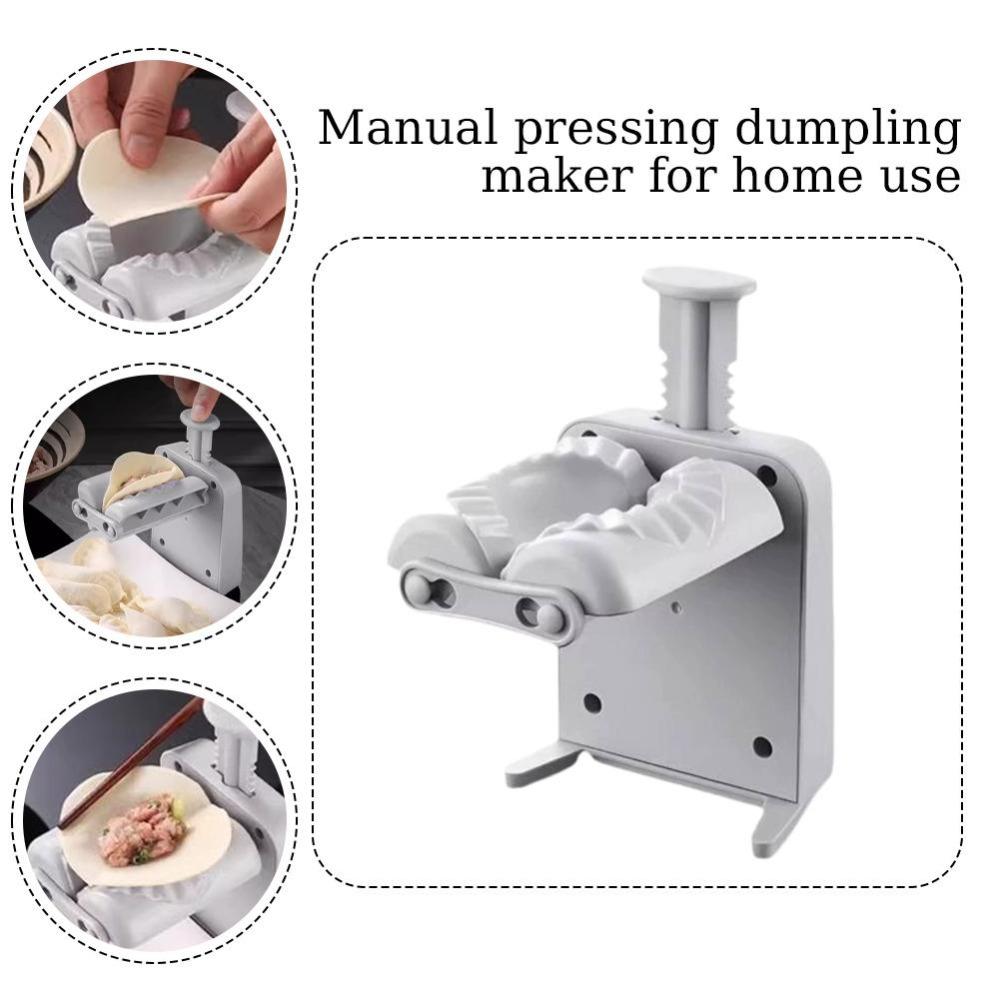 Automatic Dumpling Machine Easy To Clean Double-Head Pressing Die Pie Wonton Mold DIY Reusable Kitchen Gadget Accessories