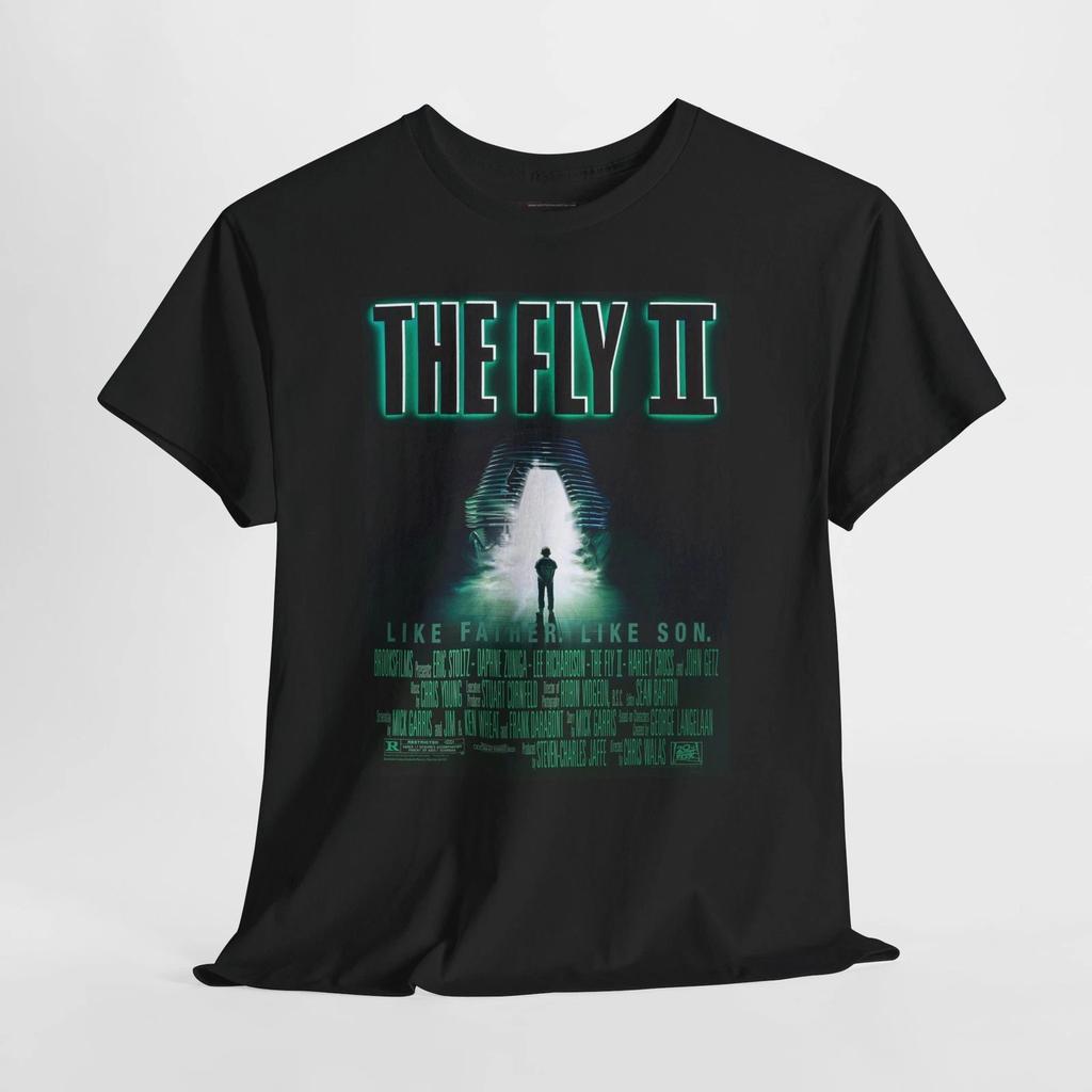 The Fly II 1989 Retro Film Affisch Skräck Unisex Grafisk T-shirt