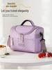 Stylish Insulated Lunch Bag for Office Workers, Bento or Breakfast Carry Bag