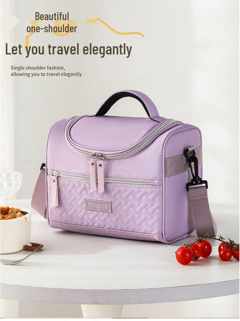 Stylish Insulated Lunch Bag for Office Workers, Bento or Breakfast Carry Bag