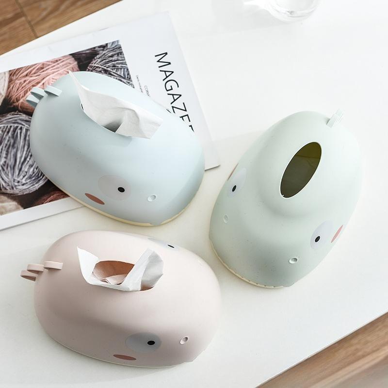 Household Creative Dinosaur Pumping Paper Box Tissue Box Wholesale Bathroom Living Room Desktop Multi-functional Storage Box