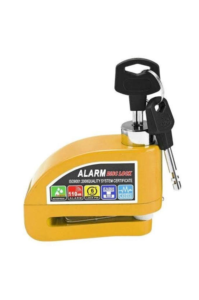 Motorcycle Disc Lock 110 Db Alarm Disk Lock Reminder Wired