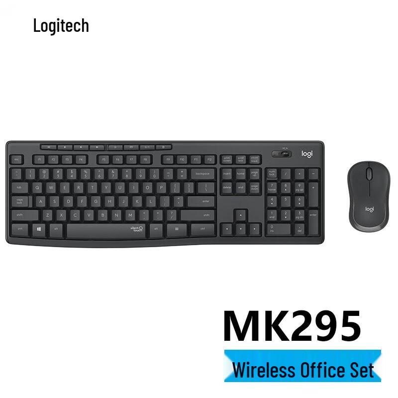 

Logitech MK295 Silent Wireless Keyboard and Mouse Combo
