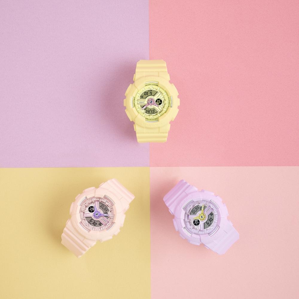 Casio Baby G Soft Color Pink Ba 110ah 4ajf