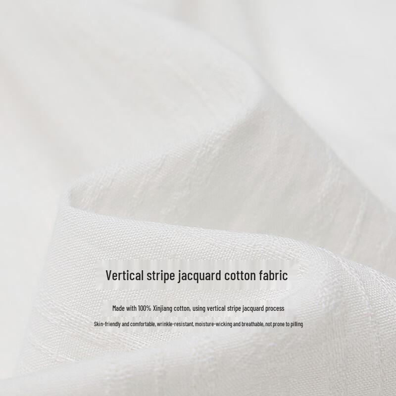 INMAN French Lace Tie-Neck Square Collar Cotton Shirt