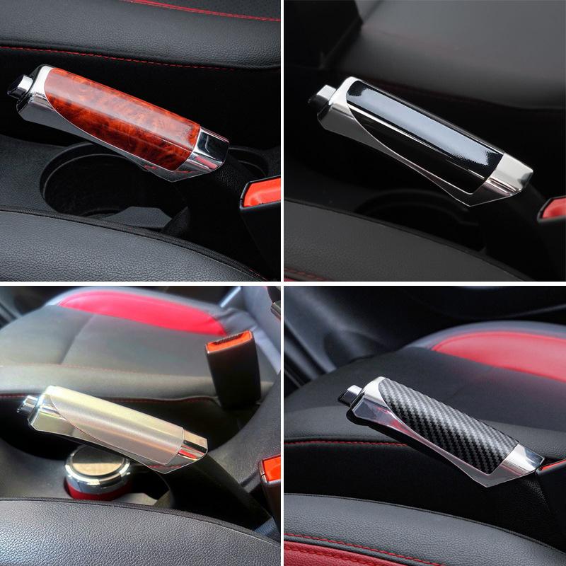 Universal Car Handbrake Grip Lever Sleeve Protect Cover Styling Decor Brake Trim Shell For Most Cars Models Interior Accessories