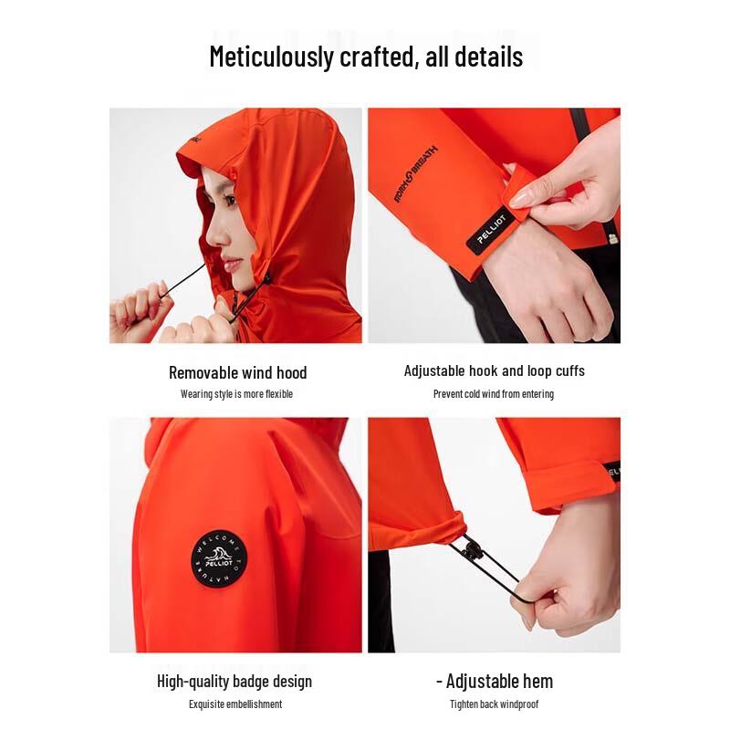 PELLIOT Men's 3-in-1 Outdoor Waterproof Hardshell Jacket