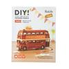Tsukurundesu® 3D Wooden Puzzle Ornament Series (London Bus) with Japanese Instructions