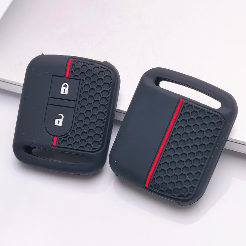 Key Fob Cover for Nissan Qashqai Micra Tiida Sunny Livina Sylphy Anti-Scratch Surface Shockproof Structure Soft Grip Texture Easy Install Design