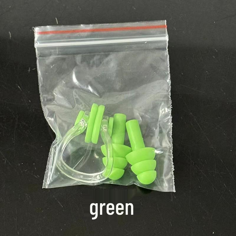 Universal Soft Silicone Waterproof Swimming Nose Clip & Earplugs Set for Adults
