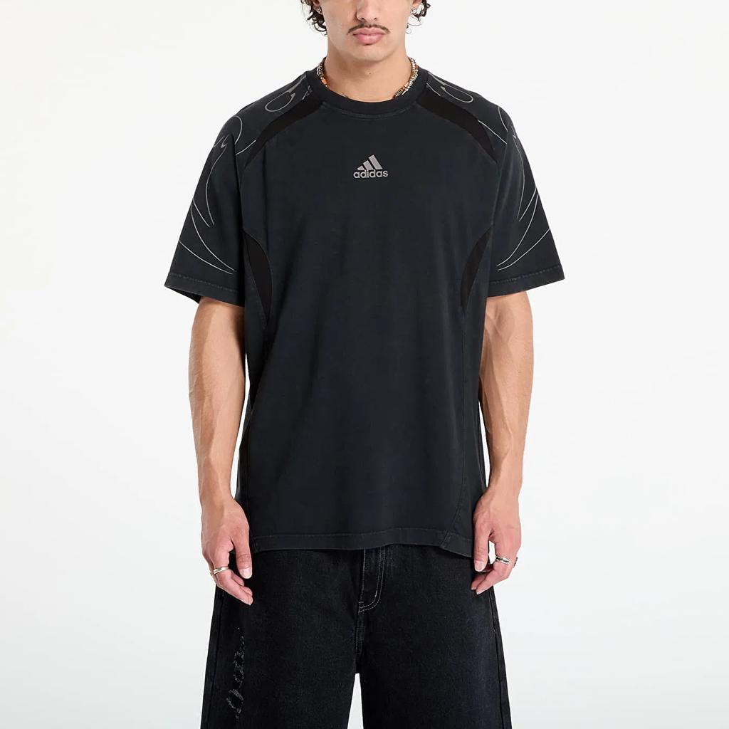 adidas Adilenium Staffel 4 Teamgeist Buchstaben Logo Weiches Kurzarm T-Shirt Herren T-Shirt KF8538