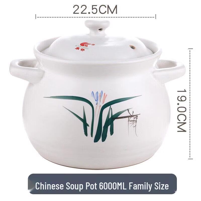 Qiwei Ceramic High-Temperature Casserole Stew Pot