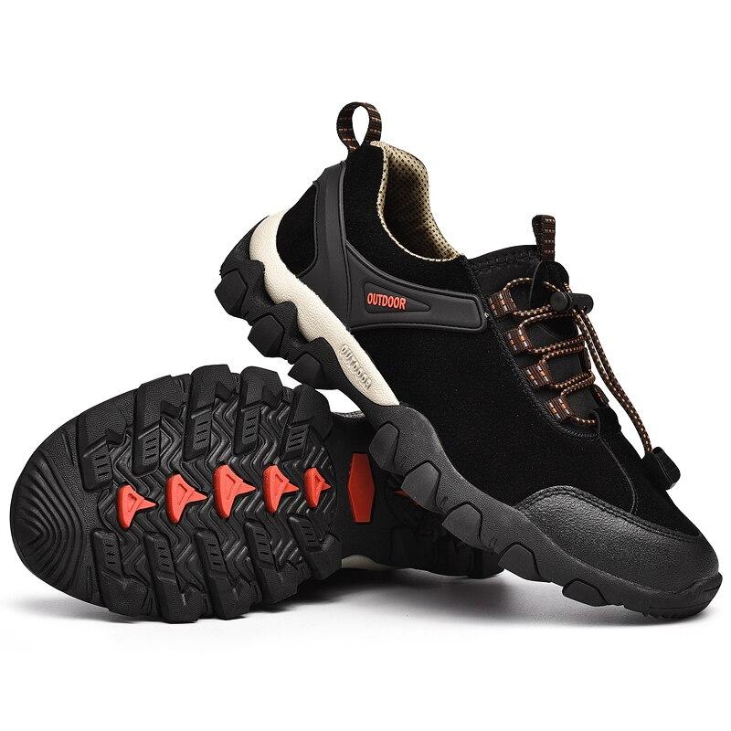 Men 'S Classic Non -Slip Tactical Hiking Shoes Lightweight Breathable Hunting Shoes Durable Men 'S Outdoor Sports Shoes