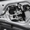 Rear Door Lock Motor Assembly 69150-0C010, 2001-2007 Repair Reference with Bracket, Spring Mechanism, Wire Lead, and Service Structure Unit