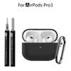Dustproof Earbuds Cleaning Kit with lanyard Charging Box Shell Protective Case for Airpods Pro 3