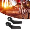 Mountain Bike Handlebars Bar Ends 1 Pair Carbon   3K L Shape Ergonomic Road Bike Bar Ends for 22.2mm Bike Handlebar