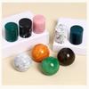15mm Resin Perfume Bottle Cap, Hand-Polished Sphere & Cylinder Shape, Crimp Neck Spray Lid for Refillable Atomizer
