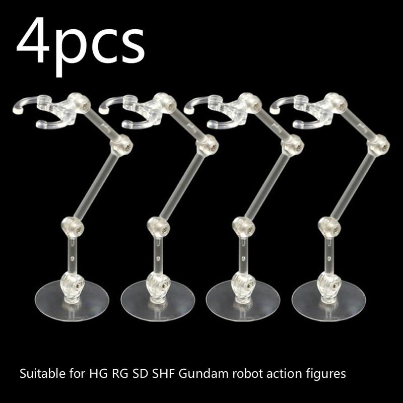 Hot! 1/4pcs Doll Stands Figure Display Bracket Action Base For 1/144 SHF Robot Model