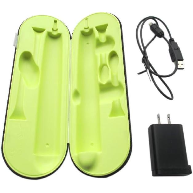 HX9210 HX9200 Travel Charger Case w/AC Charer+US Cable for Philips Sonicare DiamondClean HX9340 HX9350 HX9382/HX9342/HX939L Toothbrushes