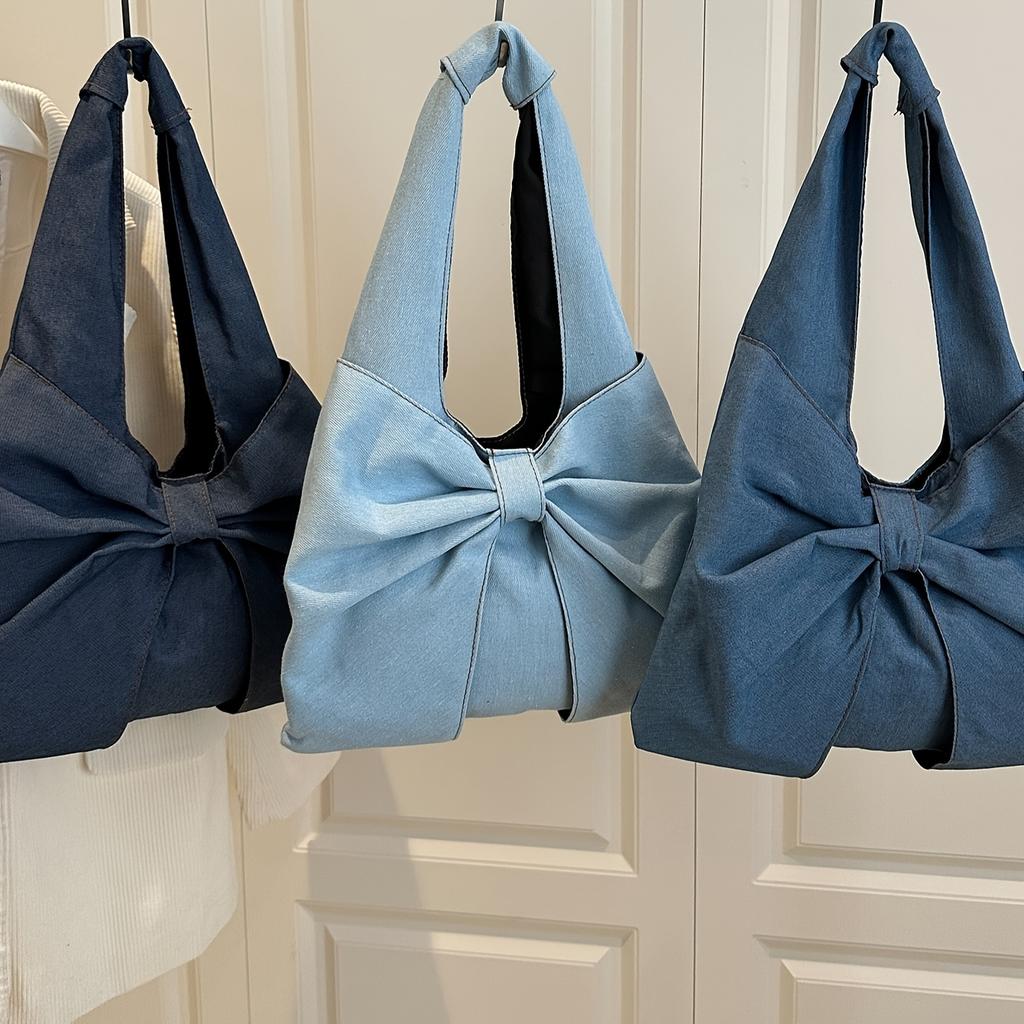 Women's Bowtie Shoulder Bag Fashion Simple Handbag