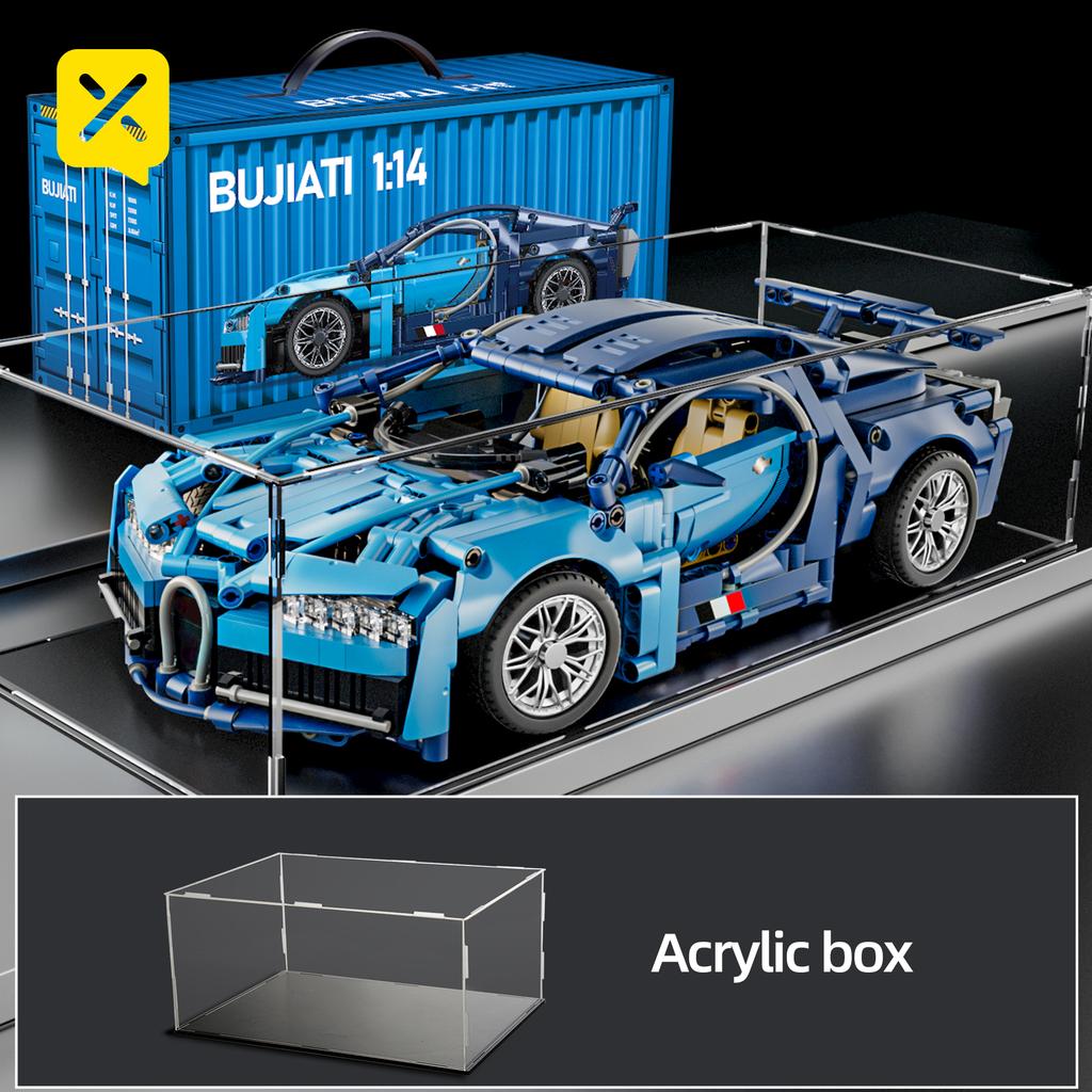 ToylinX 1:14 Supercar Baustein Spielzeug Optionale Power Group 14+ Technologie Design Weihnachtsgeschenk für Erwachsene und Kinder Mit Box